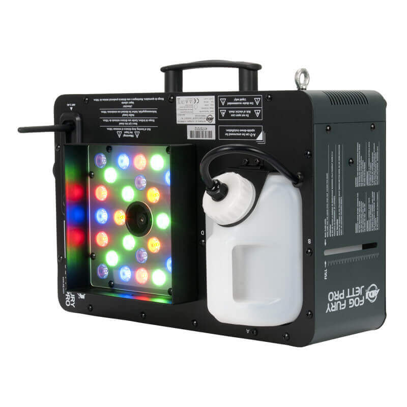 Adj fog fury jett pro, máquina de humo , con con 28 leds rgb 3w